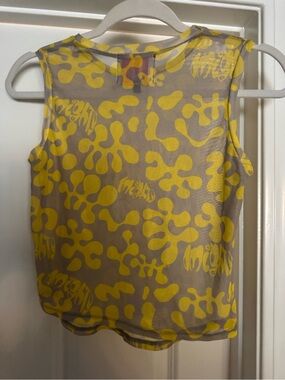 OMighty mesh sleeveless top Medium